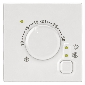 Thermostat d'ambiance 230V blanc, avec sonde externe