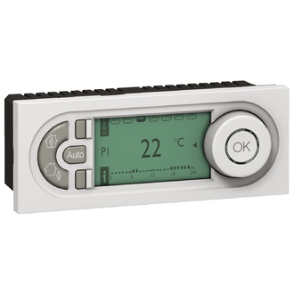 Thermostat d'ambiance électronique 230V blanc