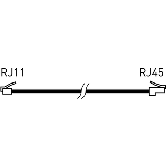 Anschlusskabel RJ11-RJ45 2m