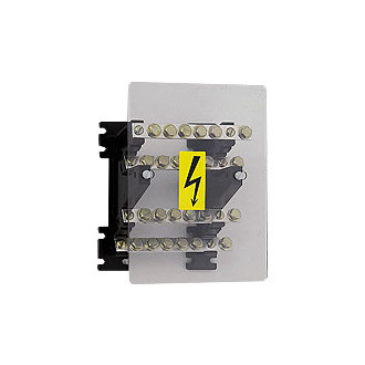 Leistungsverteiler für Anschluss mit Kabelschuhen 4L - 1x120mm² (M10), 5x20mm² (M8), 250A