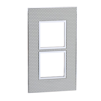 Plaque de recouvrement Arteor High End 2x1 Cube