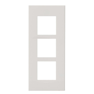 Plaque de recouvrement Arteor Basic 3x1 blanc