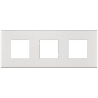 Plaque de recouvrement Arteor Basic 3x1 blanc