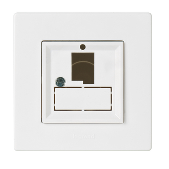 Montageset &laquo;swissline&raquo; 1xTT83+2xRJ45 weiss