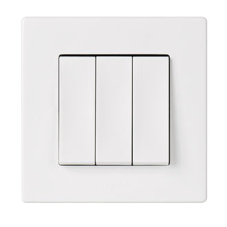 Wippschalter S3+0+3 weiss