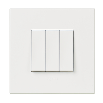 Wippschalter S3+0+3 weiss