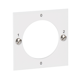 Schlüsselschalter Frontplatte 1-0-2-0 weiss