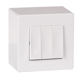 Wippschalter S3+0+3 weiss