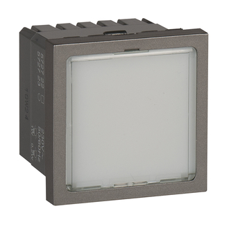 EB Infolicht 230V magnesium, blaue LED