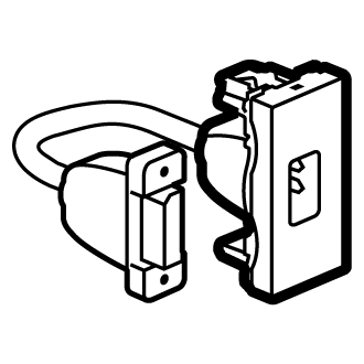 Anschlussdose USB magnesium