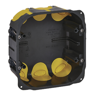 Einlassdose für Hohlwände 3+3 Module, Standard Italien