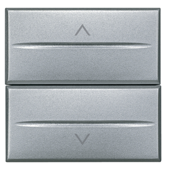 Storenschalter 2xAV aluminium