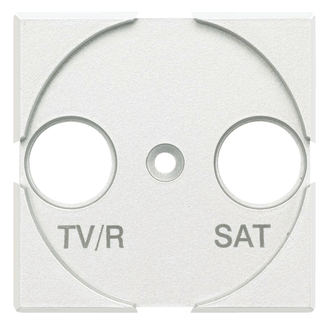 Frontplatte TV-R white
