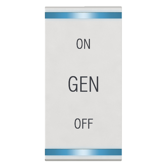 Touches avec symbole "ON-OFF-GEN"