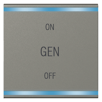 Touches avec symbole "ON-OFF-GEN"