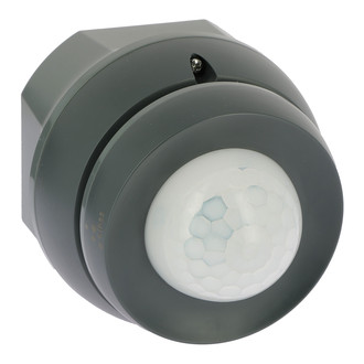 D&eacute;tecteur de mouvement PIR AP pour plafond/mur GREEN-I gris fonc&eacute; ON/OFF IP55