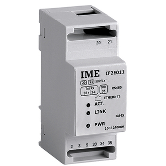 Interface communication RS485 - Ethernet RJ45, 2 modules