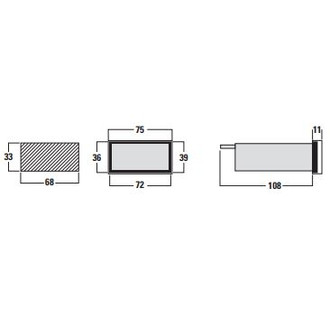 Indicateur numérique, alimentation auxiliaire 80-270VAC, 100-300VDC