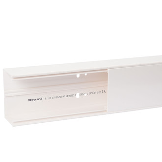 Brüstungskanal HF, 50 x 85 x 2000 mm, weiss