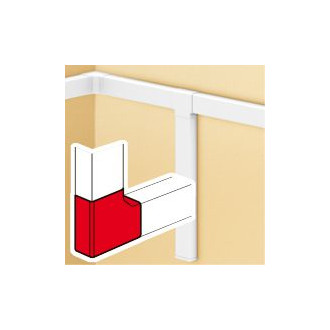 Flachwinkel HF, 25 x 25 mm, weiss