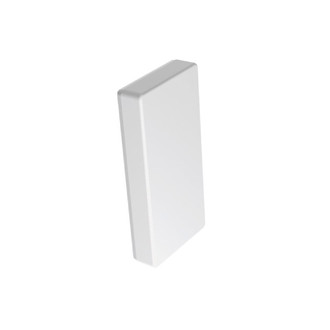 Endstück HF, 25 x 25 mm, weiss