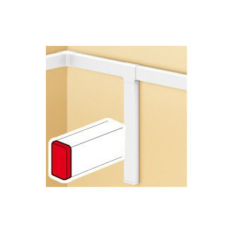 Endstück HF, 25 x 25 mm, weiss