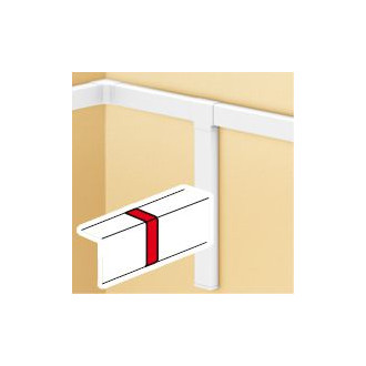 Deckelverbinder HF 25 x 25 mm, weiss