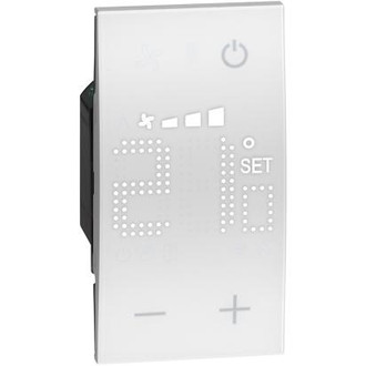 Living Now MyHOME thermostat avec écran d'affichage 2 modules, blanc