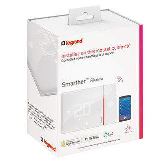 Das Intelligente UP-Raumthermostat Smarther 2 weiss